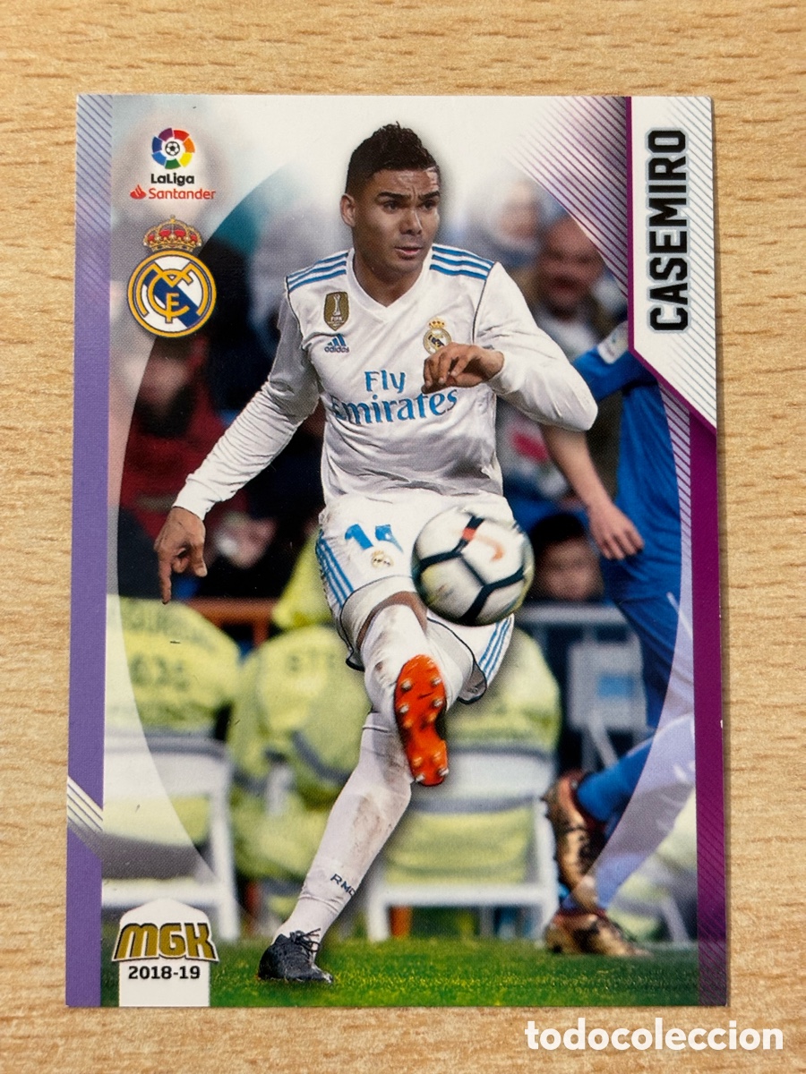 Cromos de f&uacute;tbol: # 362 Casemiro Real Madrid Megacracks 2018-19