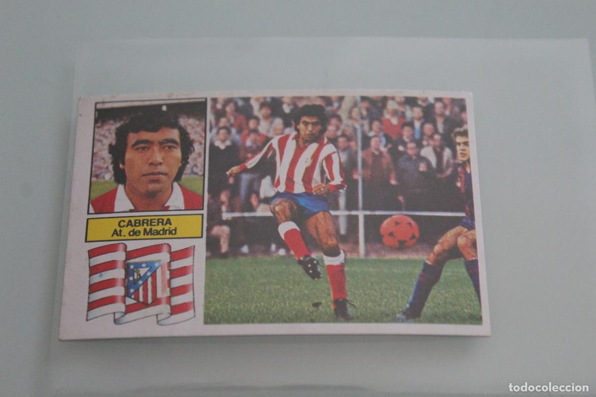 Cromos de f&uacute;tbol: ESTE 82 83 CABRERA RECUPERADO DE &Aacute;LBUM