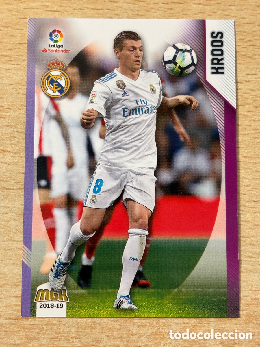Cromos de f&uacute;tbol: # 363 Toni Kroos Real Madrid Megacracks 2018-19
