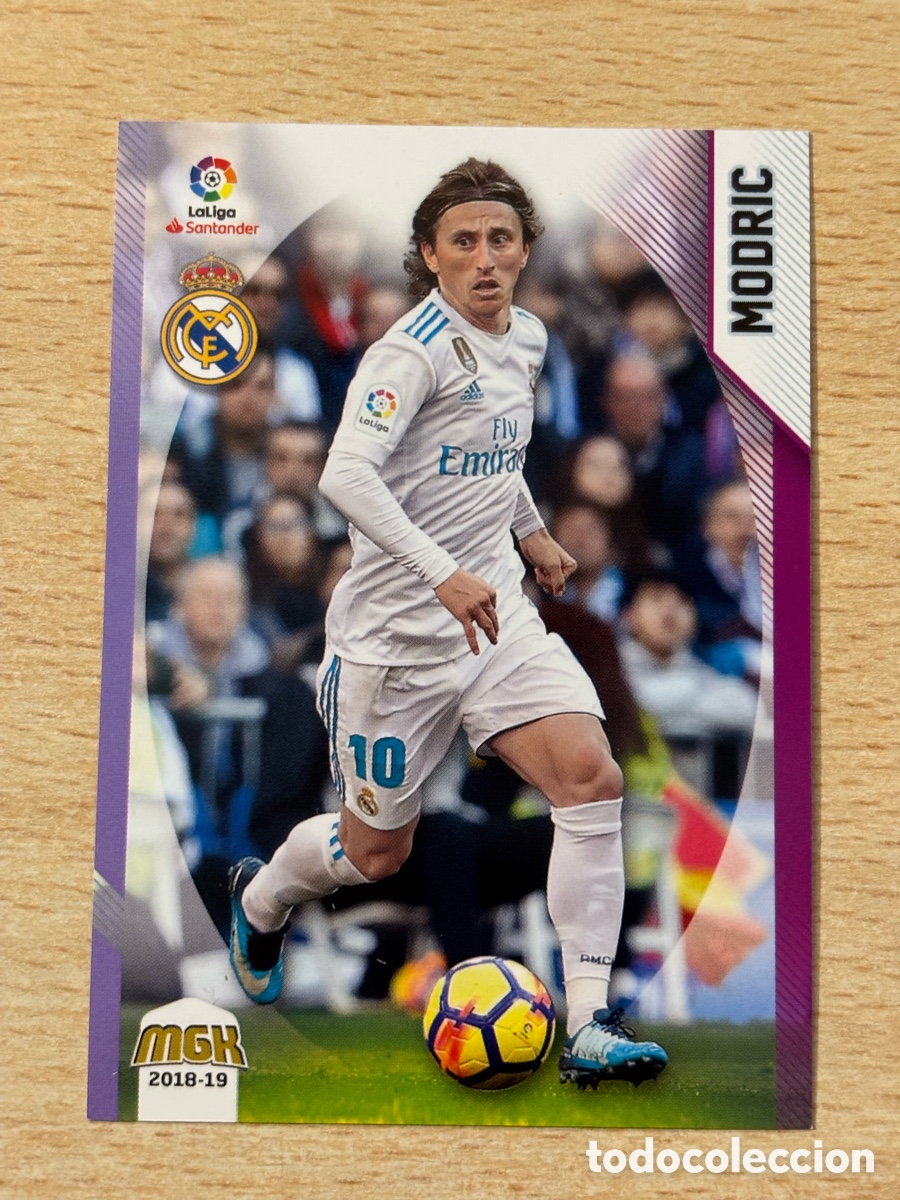 Cromos de f&uacute;tbol: # 364 Luka Modric Real Madrid Megacracks 2018-19