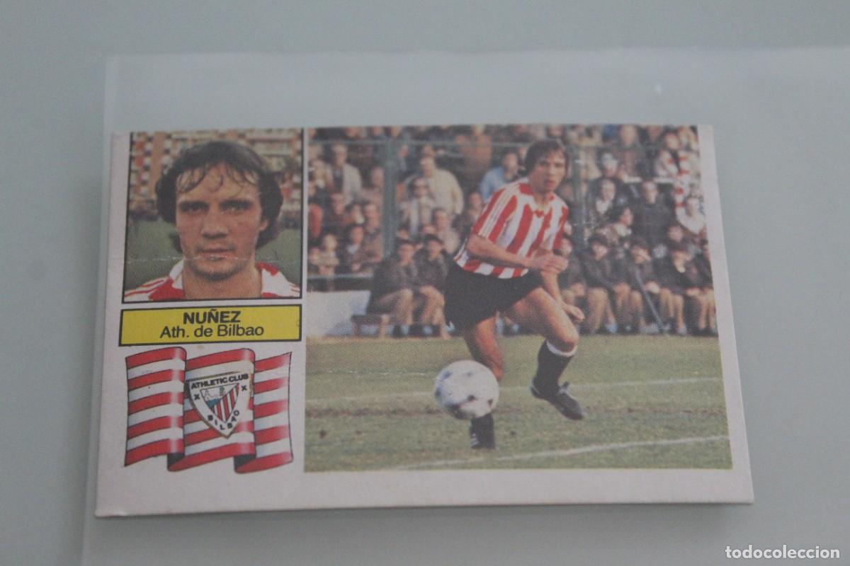 Cromos de f&uacute;tbol: ESTE 82 83 N&Uacute;&Ntilde;EZ RECUPERADO DE &Aacute;LBUM