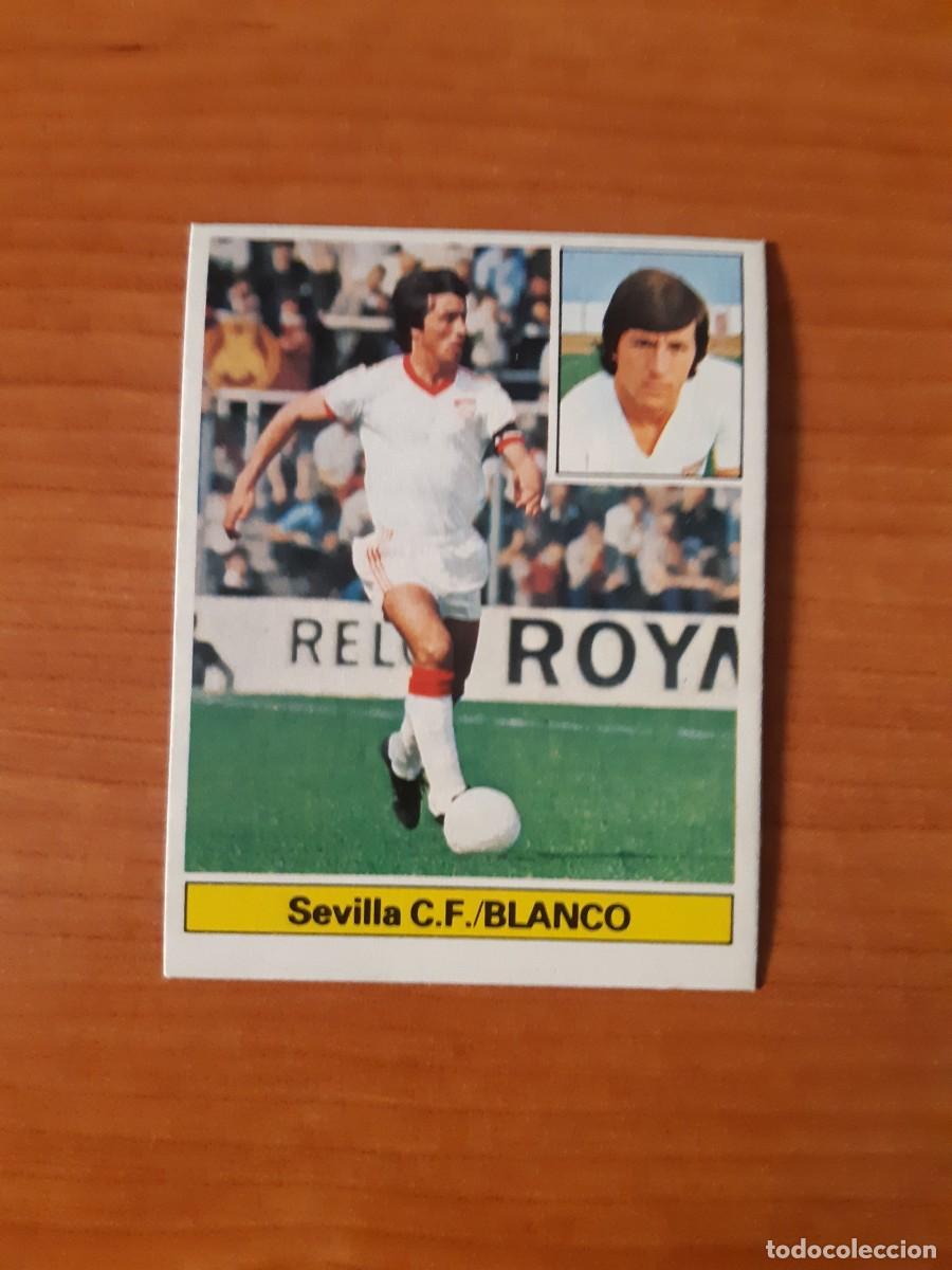 Cromos de f&uacute;tbol: Blanco (Sevilla) Liga 81-82 ESTE. Nunca pegado, sin pegar