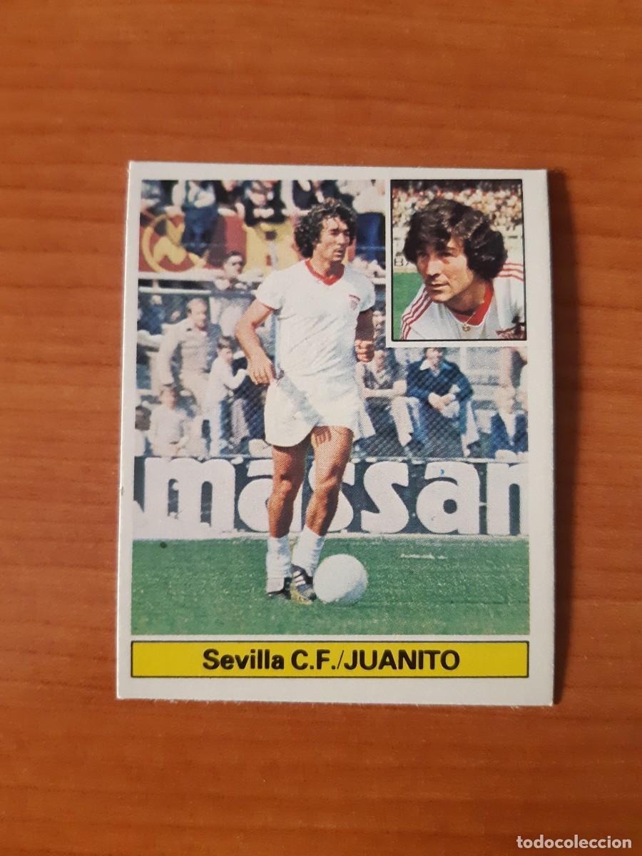 Cromos de f&uacute;tbol: Juanito (Sevilla) Liga 81-82 ESTE. Nunca pegado, sin pegar
