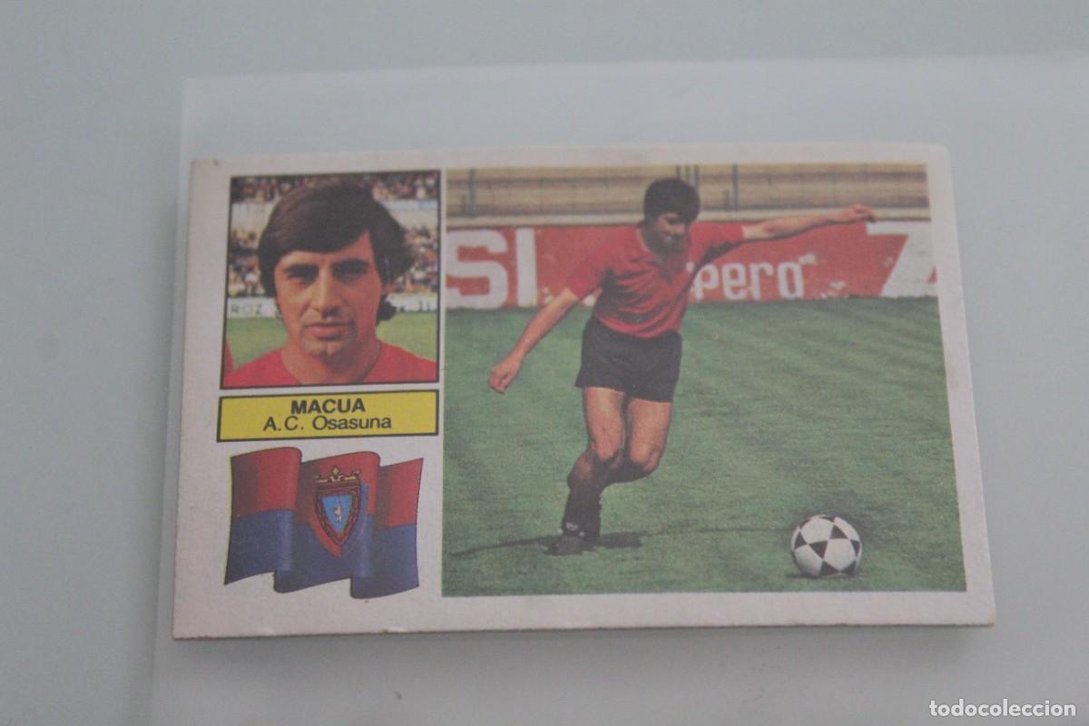 Cromos de f&uacute;tbol: ESTE 82 83 MACUA RECUPERADO DE &Aacute;LBUM