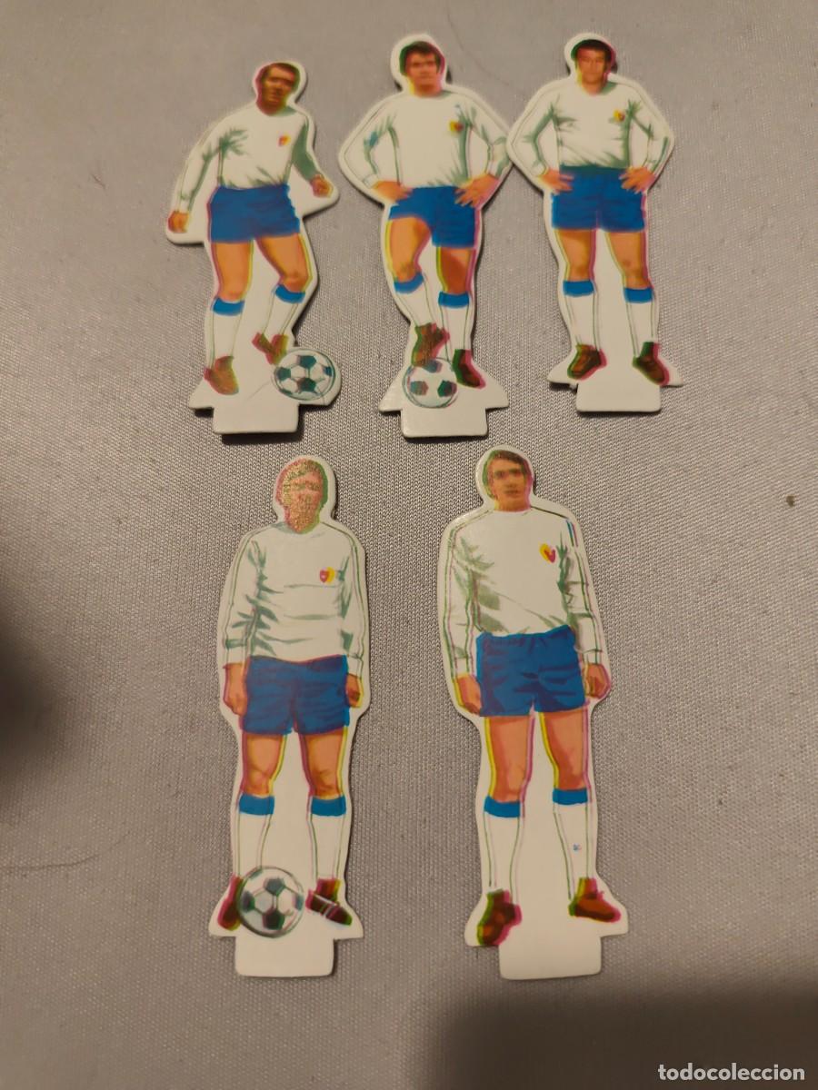 Cromos de f&uacute;tbol: 5 cromos Campeones ediciones Anceo 1973 1974 73 74. Zaragoza Troquelados