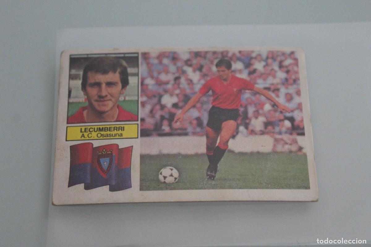 Cromos de f&uacute;tbol: ESTE 82 83 LECUMBERRI RECUPERADO DE &Aacute;LBUM