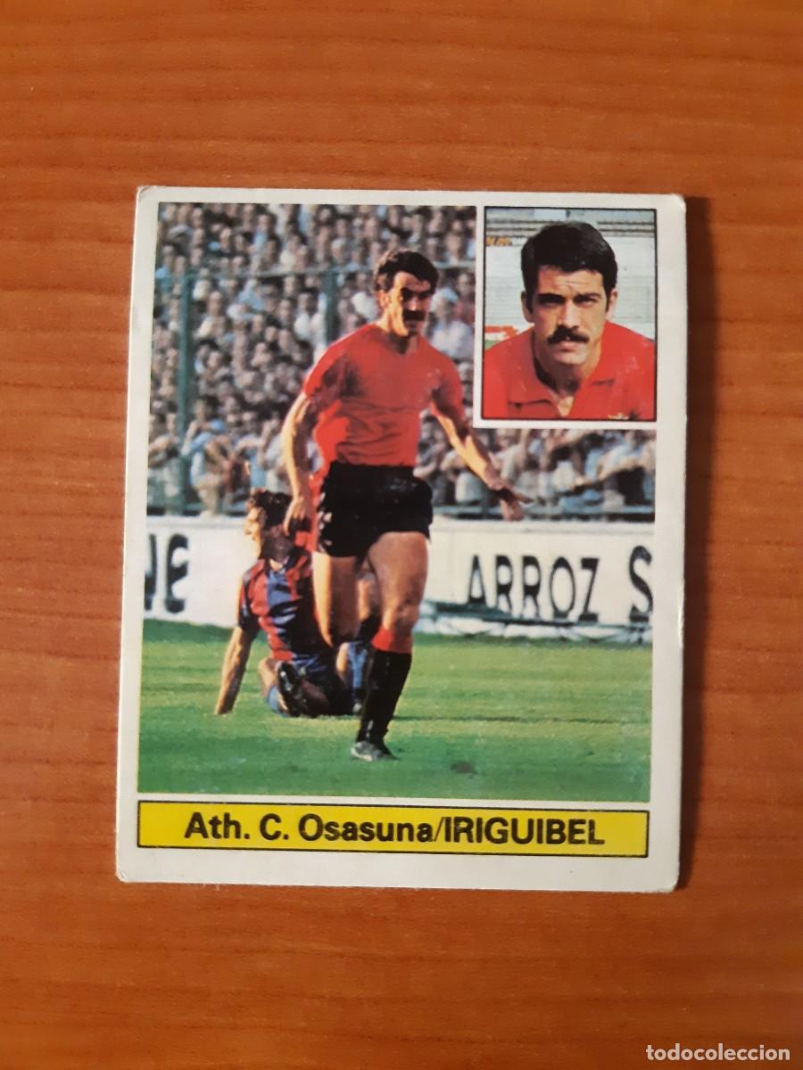 Cromos de f&uacute;tbol: Iriguibel (Osasuna) Liga 81-82 ESTE. Nunca pegado, sin pegar