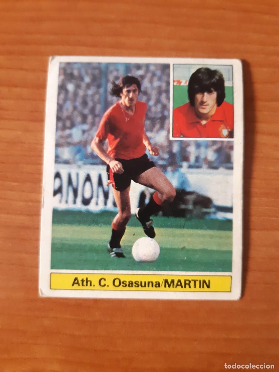 Cromos de f&uacute;tbol: Mart&iacute;n (Osasuna) Liga 81-82 ESTE. Nunca pegado, sin pegar