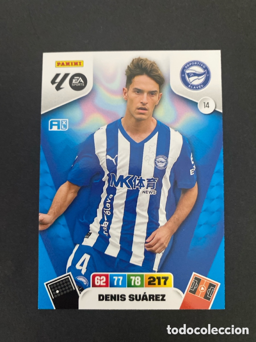 Cromos de f&uacute;tbol: Cromo Adrenalyn 25/26 Dptvo Alav&eacute;s N* 14
