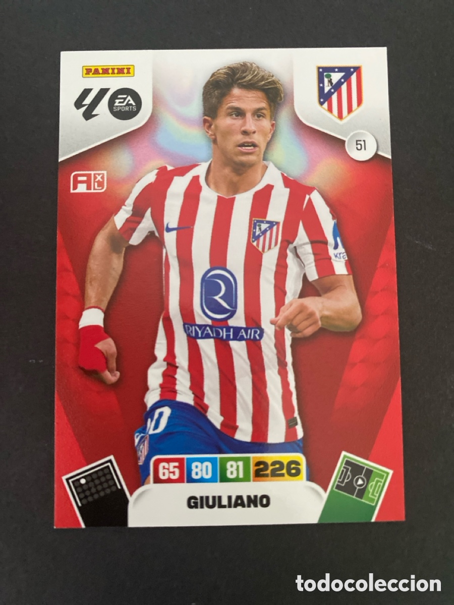 Cromos de f&uacute;tbol: Cromo Adrenalyn 25/26 Atl&eacute;tico de Madrid N* 51