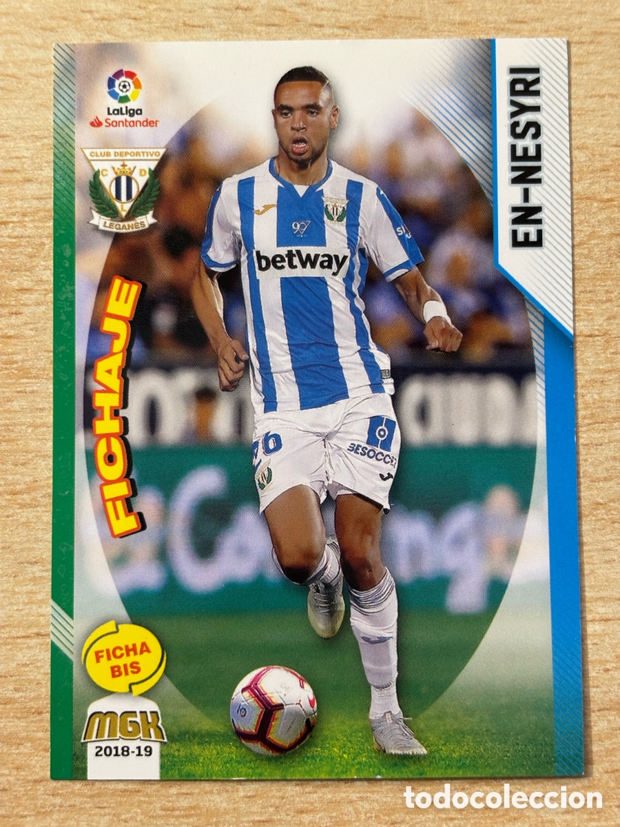 Cromos de f&uacute;tbol: # 316 Bis En-Nesyri Fichaje CD Legan&eacute;s Megacracks 2018-19