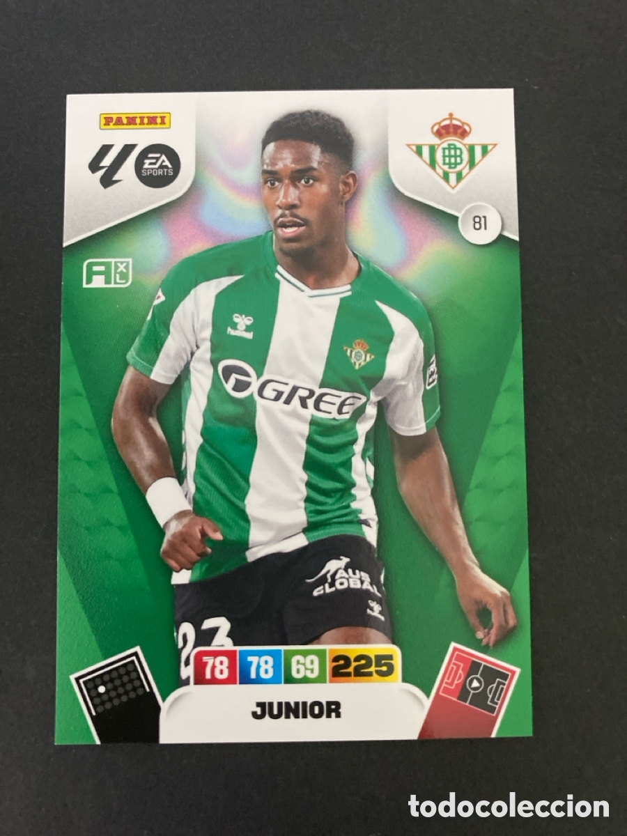 Cromos de f&uacute;tbol: Cromo Adrenalyn 25/26 Real Betis N* 81
