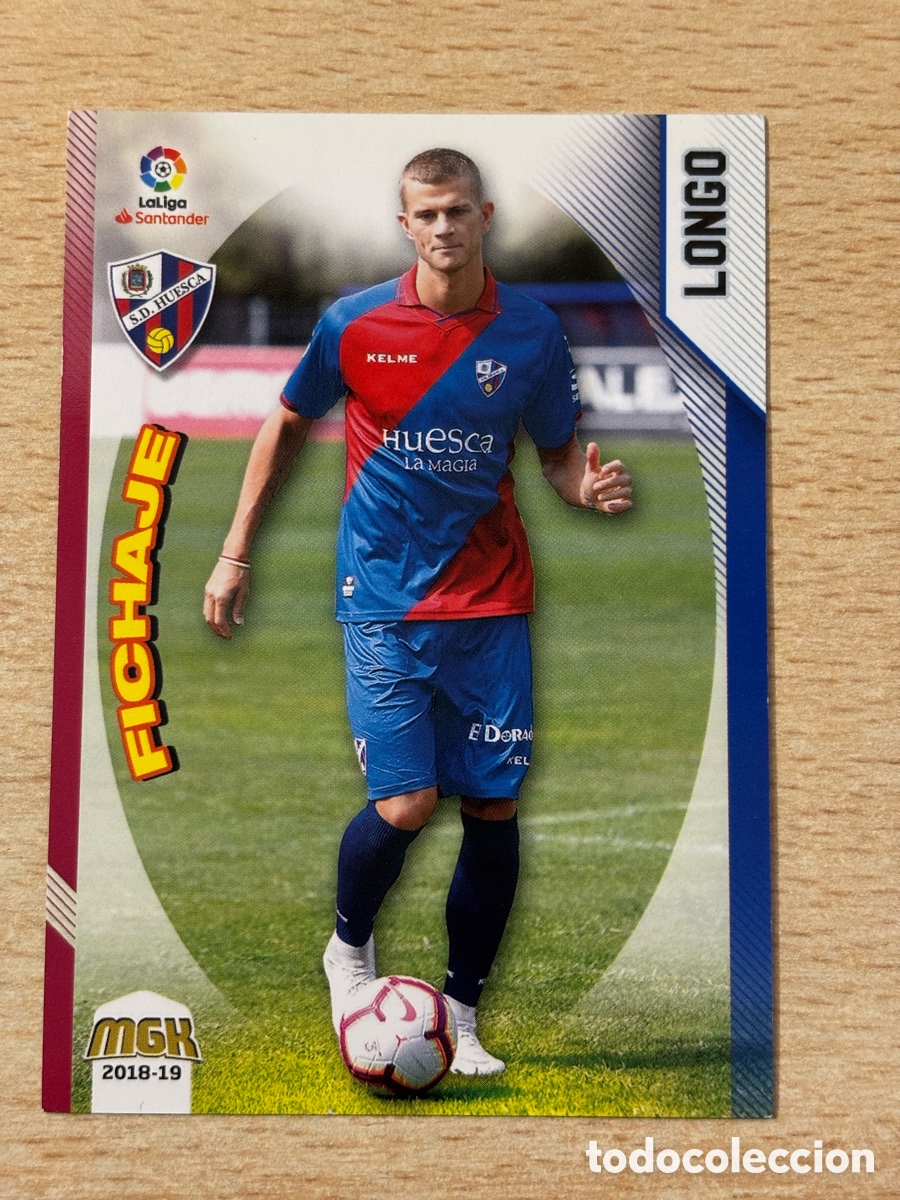Cromos de f&uacute;tbol: # 289 Longo SD Huesca Fichaje Megacracks 2018-19