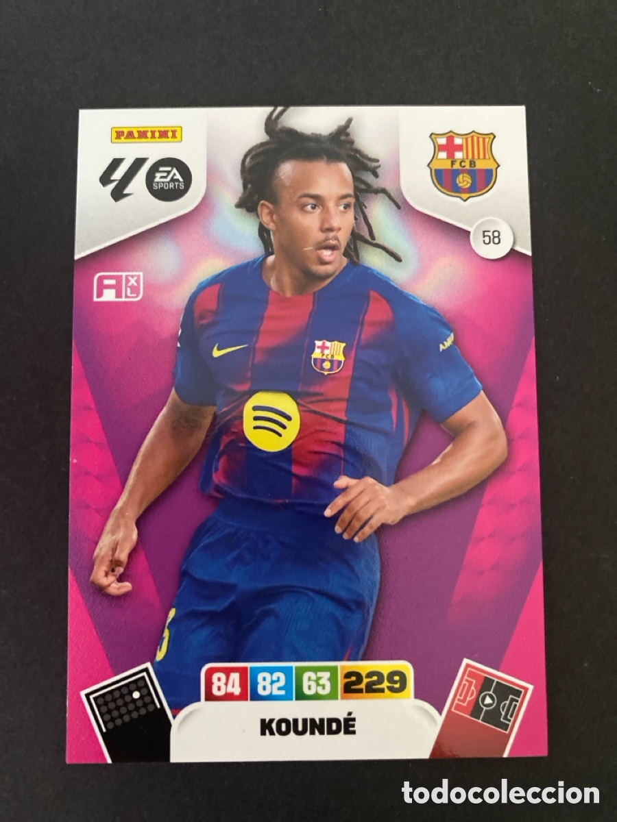 Cromos de f&uacute;tbol: Cromo Adrenalyn 25/26 Barcelona N* 58
