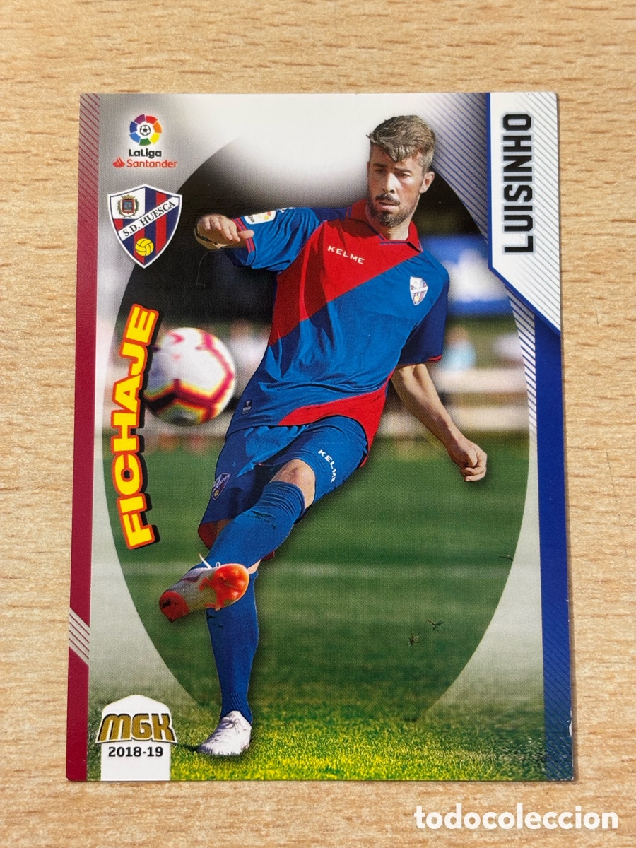 Cromos de f&uacute;tbol: # 280 Luisinho SD Huesca Fichaje Megacracks 2018-19