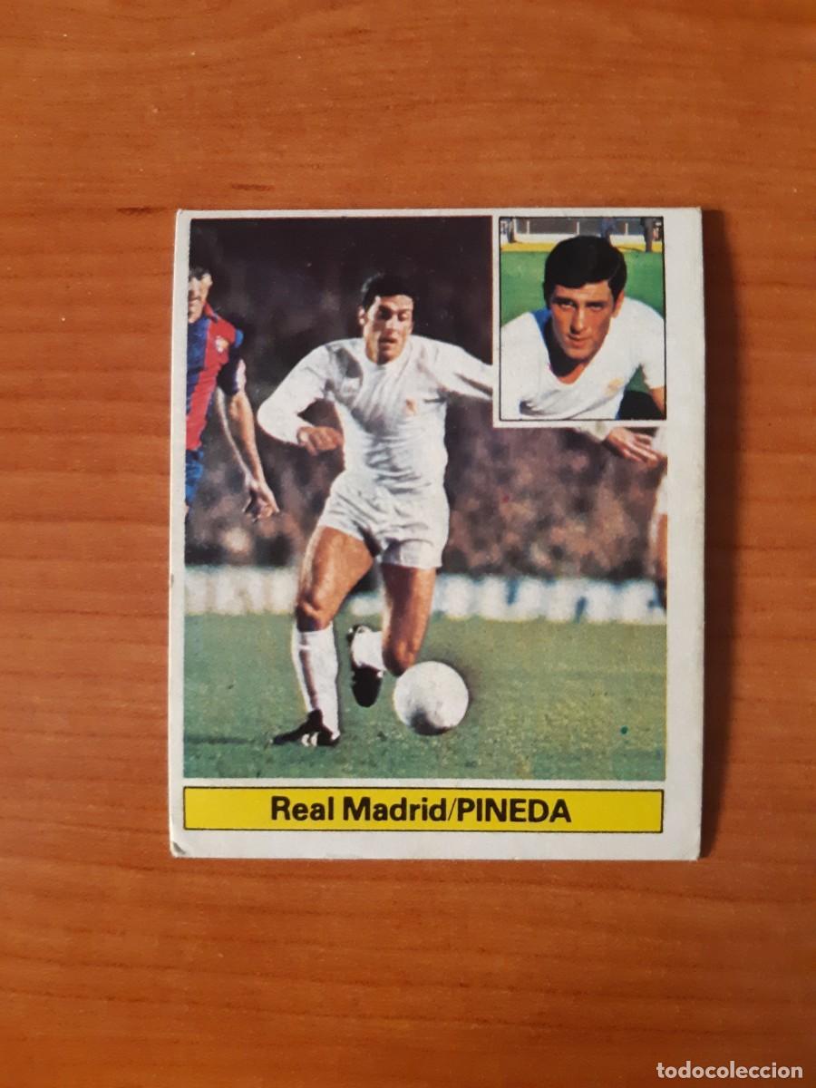 Cromos de f&uacute;tbol: Pineda (Real Madrid) Liga 81-82 ESTE. Nunca pegado, sin pegar