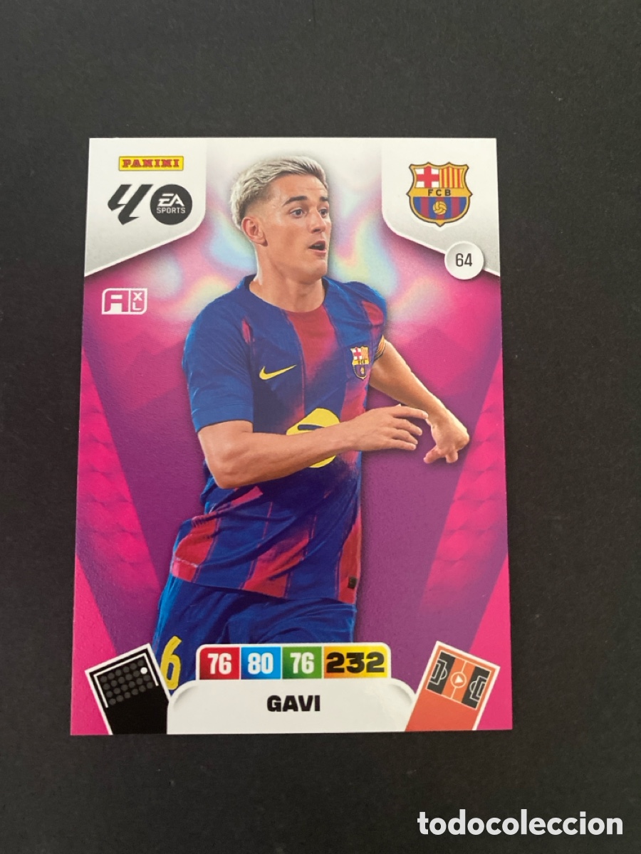 Cromos de f&uacute;tbol: Cromo Adrenalyn 25/26 Barcelona N* 64