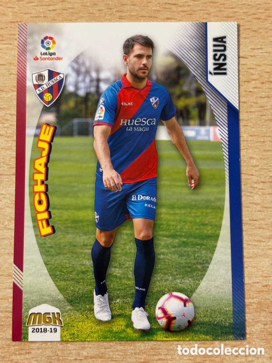 Cromos de f&uacute;tbol: # 276 &Iacute;nsua SD Huesca Fichaje Megacracks 2018-19