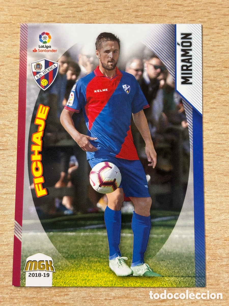 Cromos de f&uacute;tbol: # 274 Miramon SD Huesca Fichaje Megacracks 2018-19