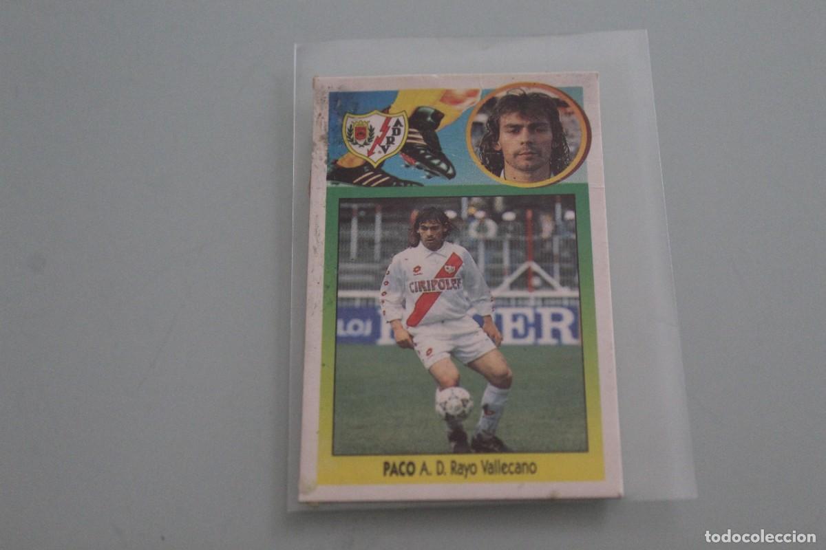 Cromos de f&uacute;tbol: ESTE 93 94 PACO BAJA RECUPERADO DE &Aacute;LBUM