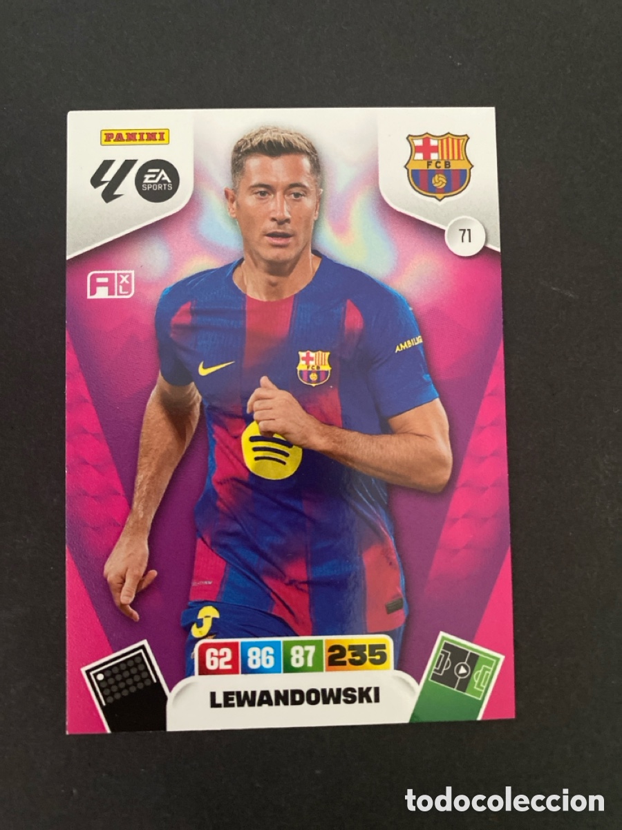 Cromos de f&uacute;tbol: Cromo Adrenalyn 25/26 Barcelona N* 71