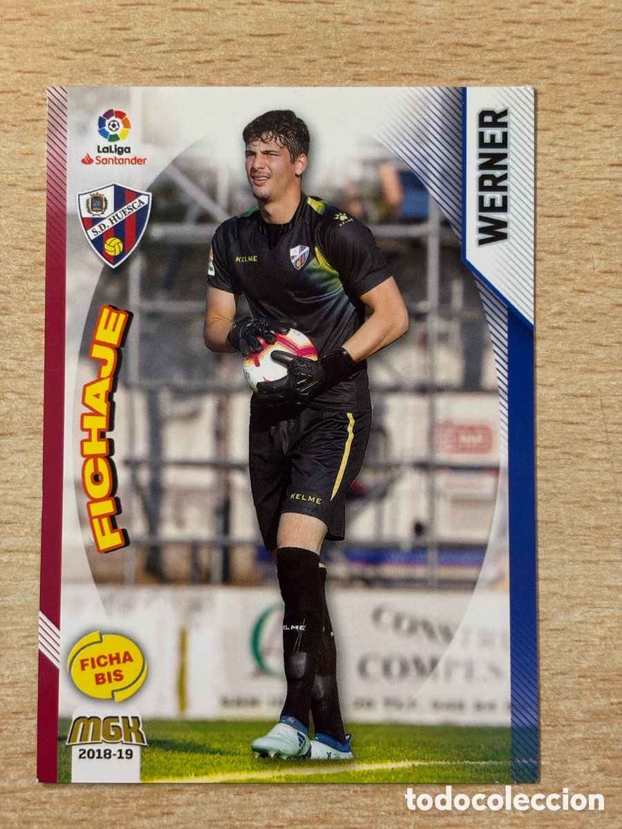 Cromos de f&uacute;tbol: # 272 Bis Werner SD Huesca Fichaje Megacracks 2018-19
