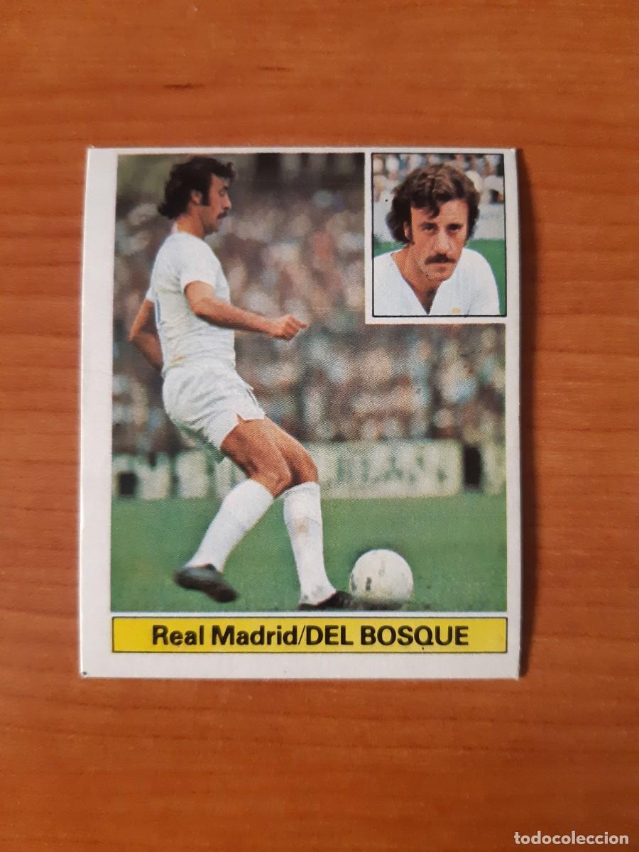 Cromos de f&uacute;tbol: Del Bosque (Real Madrid) Liga 81-82 ESTE. Nunca pegado, sin pegar