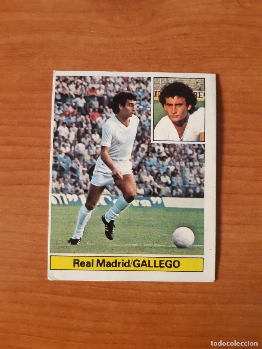 Cromos de f&uacute;tbol: Gallego (Real Madrid) Liga 81-82 ESTE. Nunca pegado, sin pegar