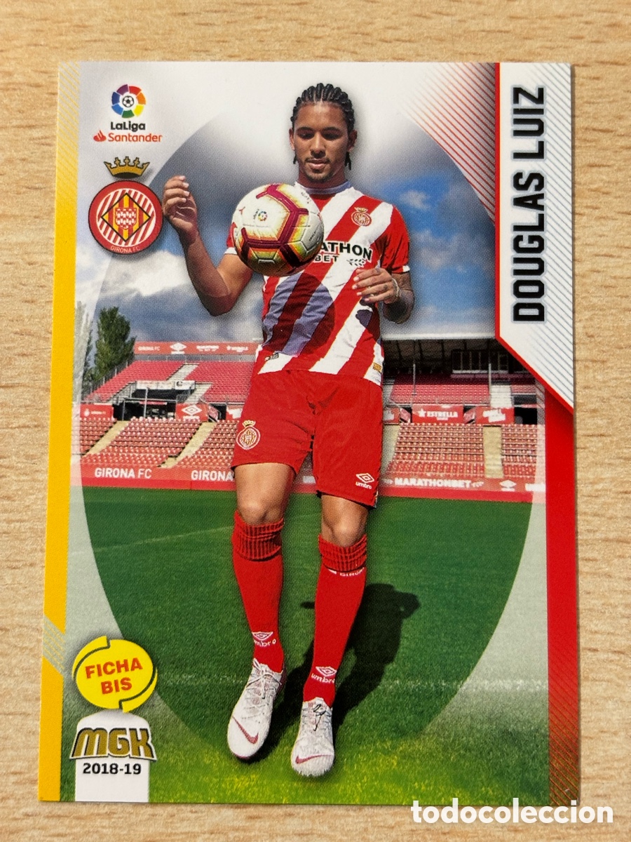 Cromos de f&uacute;tbol: # 258 Bis Douglas Luiz Girona FC Fichaje Megacracks 2018-19