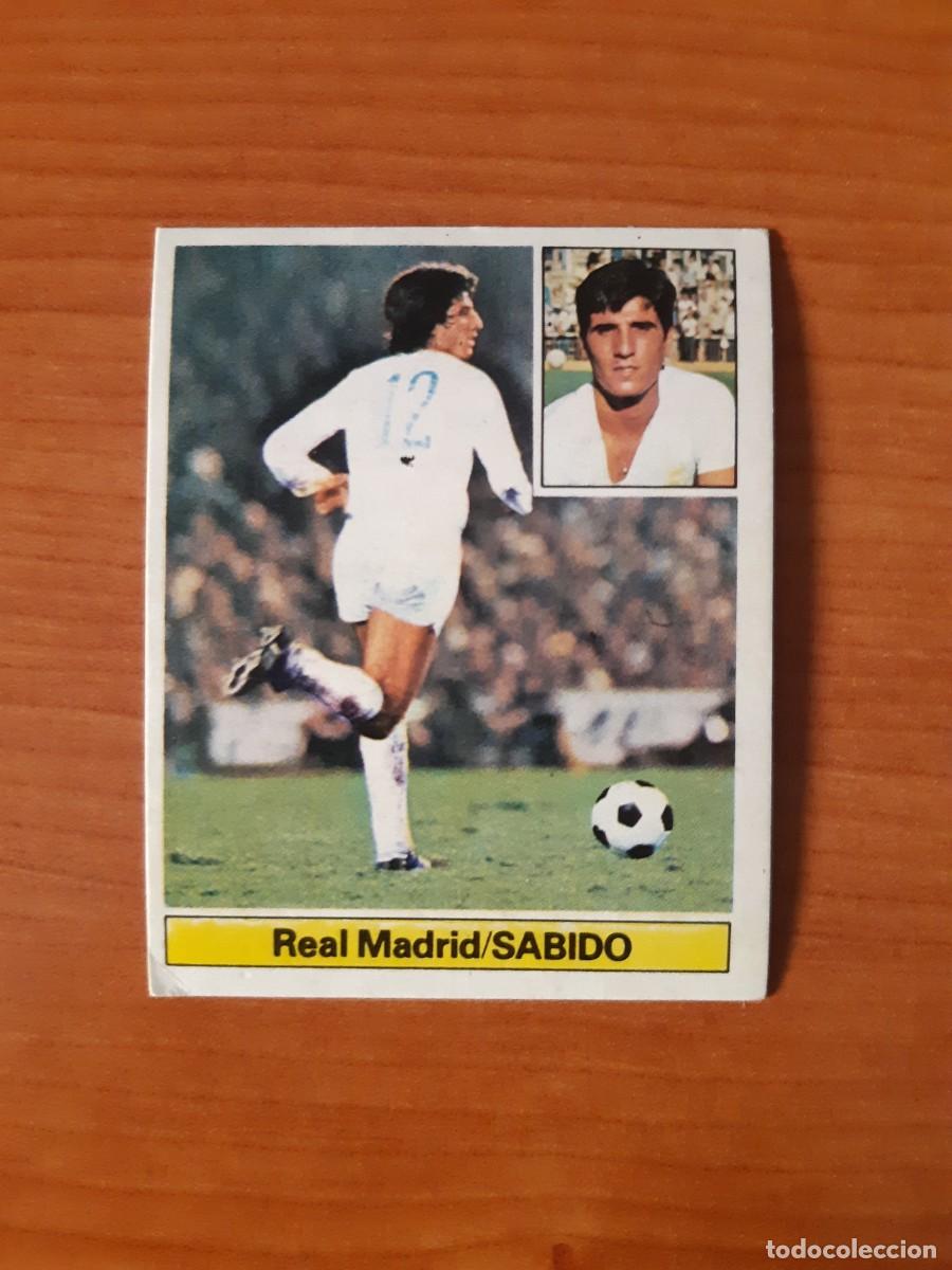 Cromos de f&uacute;tbol: Sabido (Real Madrid) Liga 81-82 ESTE. Nunca pegado, sin pegar