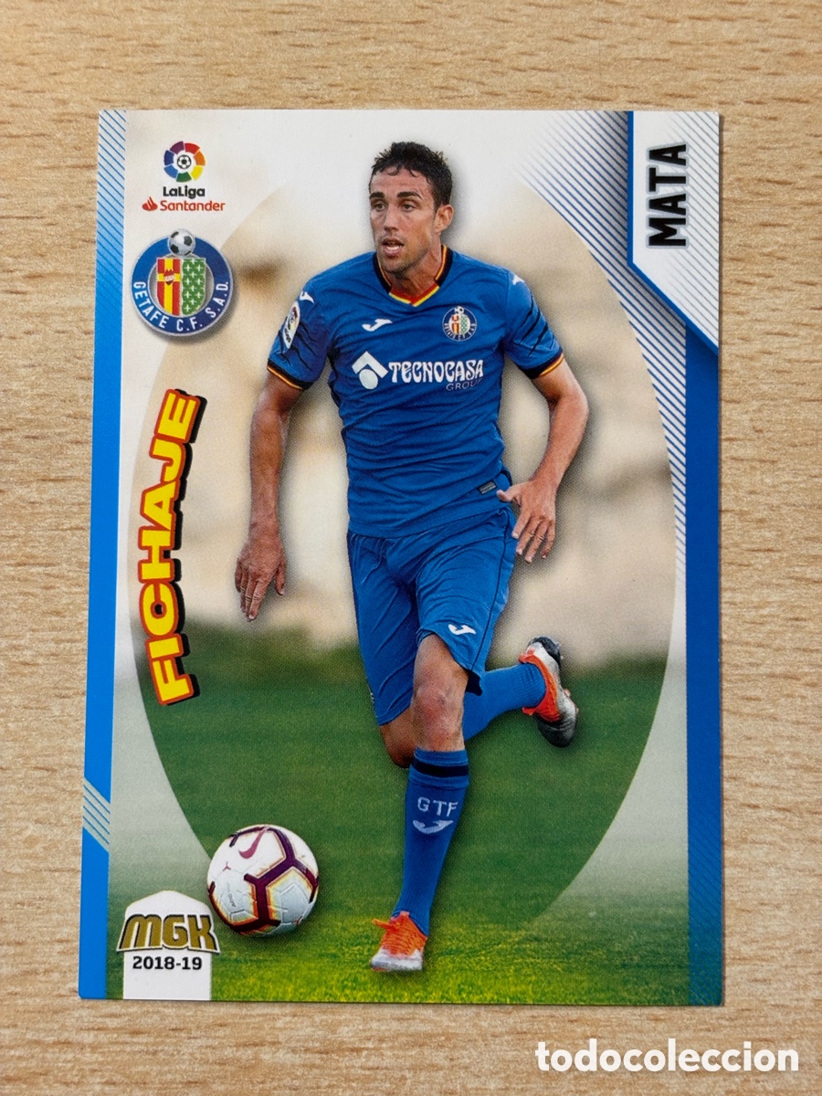 Cromos de f&uacute;tbol: # 237 Mata Getafe CF Fichaje Megacracks 2018-19