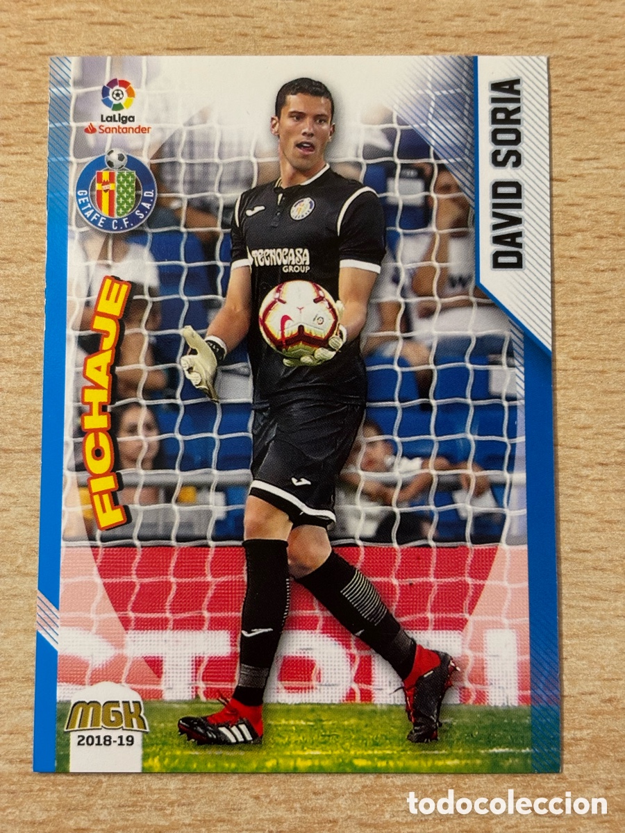 Cromos de f&uacute;tbol: # 218 David Soria Getafe CF Fichaje Megacracks 2018-19