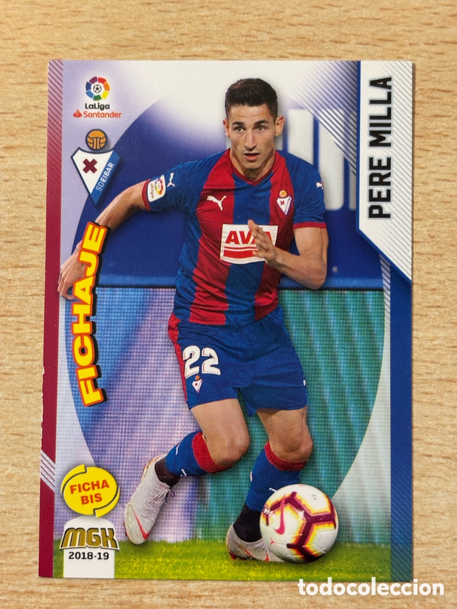 Cromos de f&uacute;tbol: # 177 Bis Pere Milla SD Eibar Fichaje Megacracks 2018-19