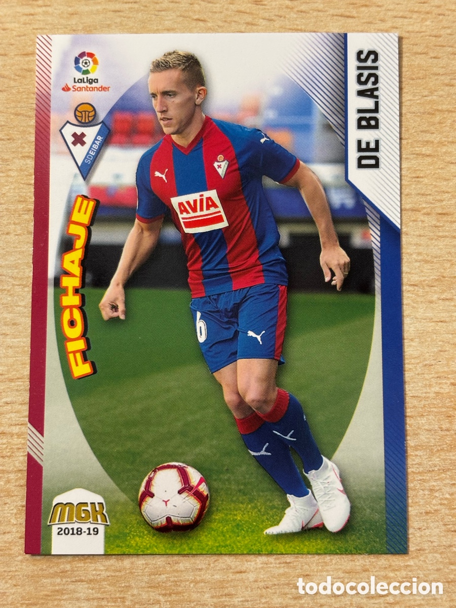Cromos de f&uacute;tbol: # 178 De Blasis SD Eibar Fichaje Megacracks 2018-19