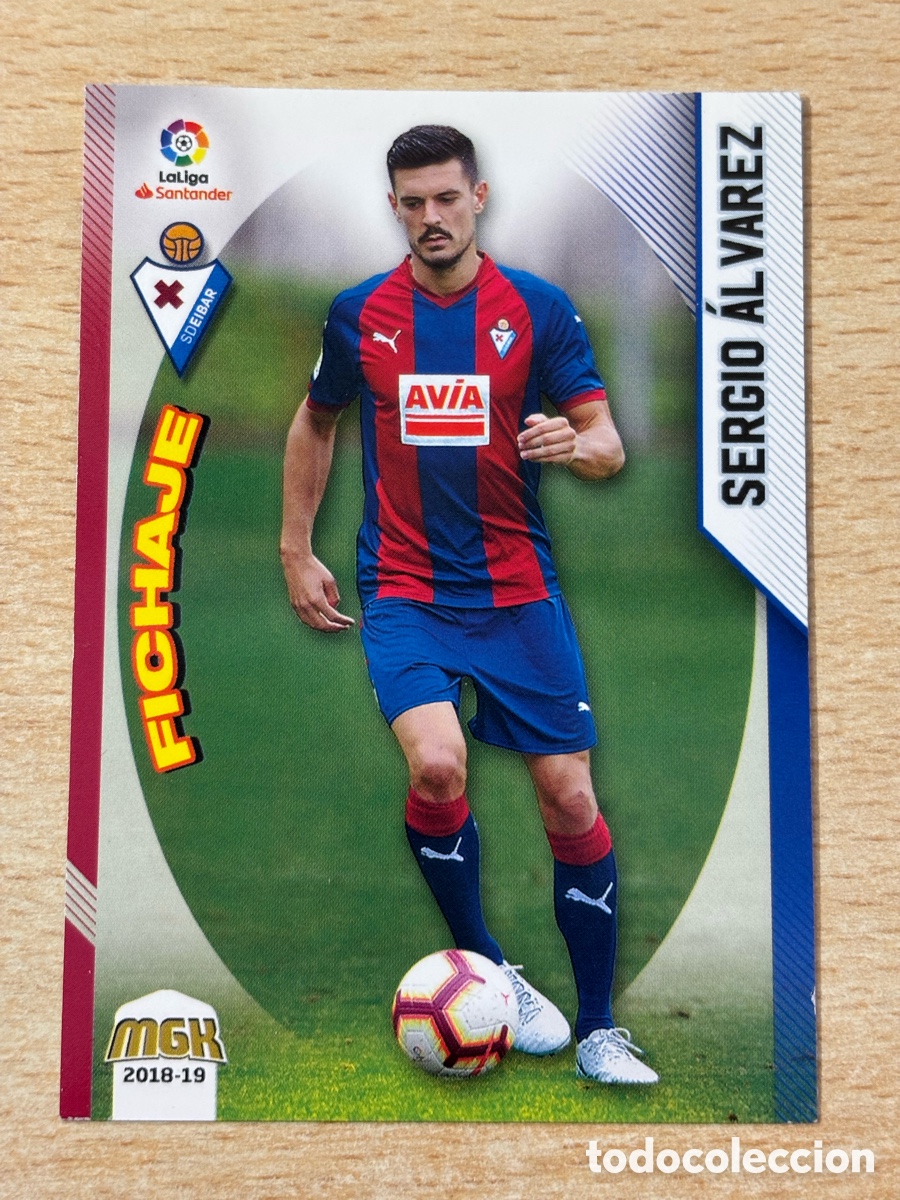 Cromos de f&uacute;tbol: # 172 Sergio Alvarez SD Eibar Fichaje Megacracks 2018-19
