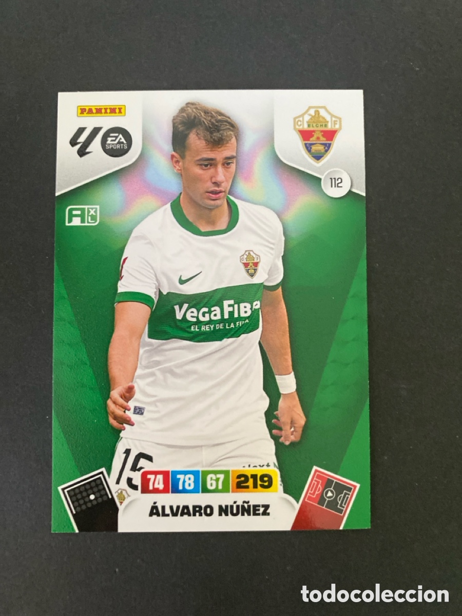 Cromos de f&uacute;tbol: Cromo Adrenalyn 25/26 Elche N* 112