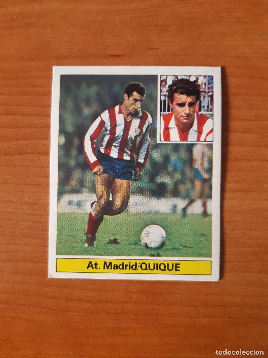 Cromos de f&uacute;tbol: Quique (Atl&eacute;tico Madrid) Liga 81-82 ESTE. Nunca pegado, sin pegar
