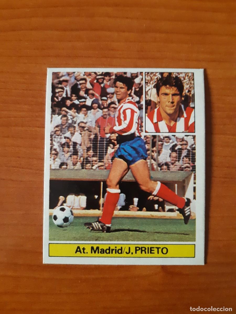Cromos de f&uacute;tbol: Julio Prieto (Atl&eacute;tico Madrid) Liga 81-82 ESTE. Nunca pegado, sin pegar