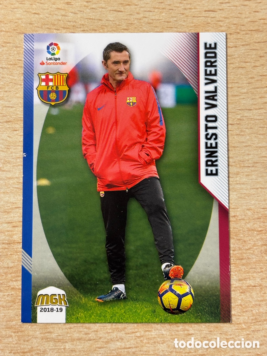 Figurine di Calcio: # 103 Ernesto Valverde FC Barcelona Megacracks 2018-19