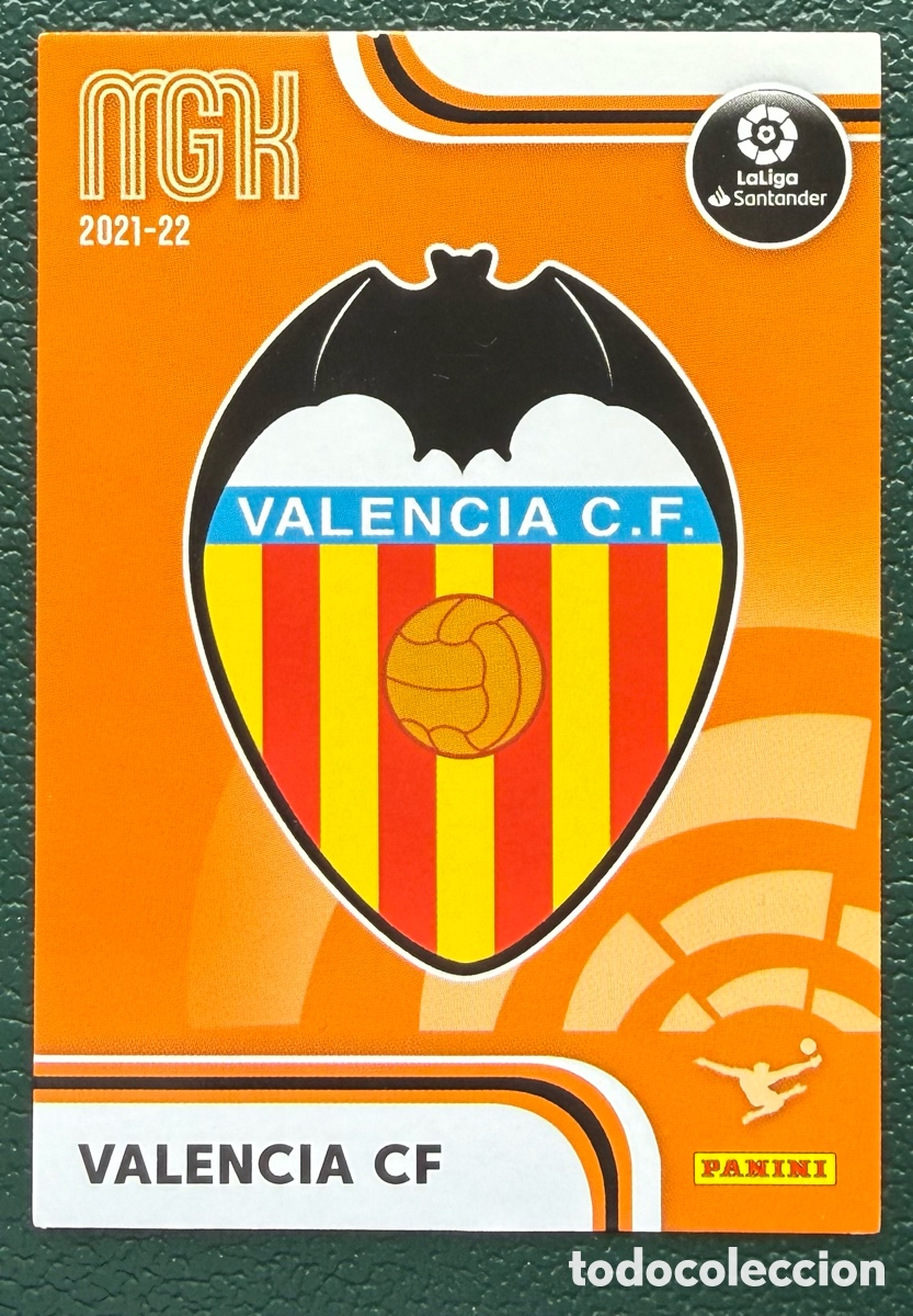 Fu&szlig;ball-Sticker: 325 ESCUDO VALENCIA CF FICHA ALBUM MEGACRACKS 2021 2022 21 22