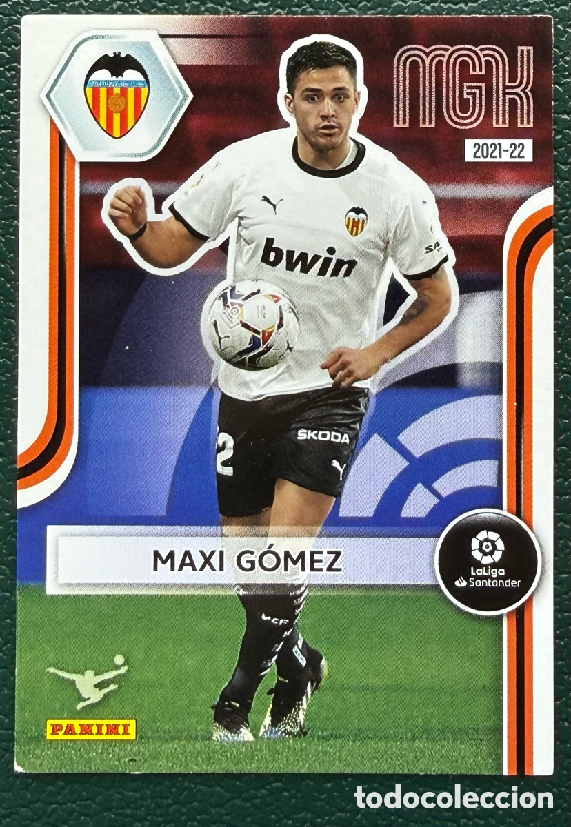 Cromos de Futebol: 341 MAXI GOMEZ VALENCIA CF FICHAS ALBUM MEGACRACKS 2021 2022 21 22