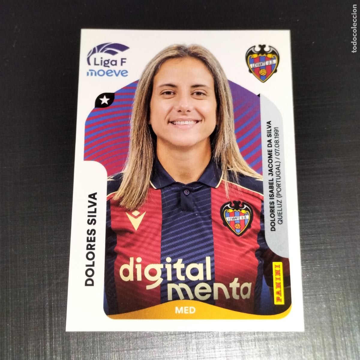 Cromos de f&uacute;tbol: 236 DOLORES SILVA LEVANTE CROMOS LIGA F MOEVE FEMENINA PANINI 2025 2026 25 26