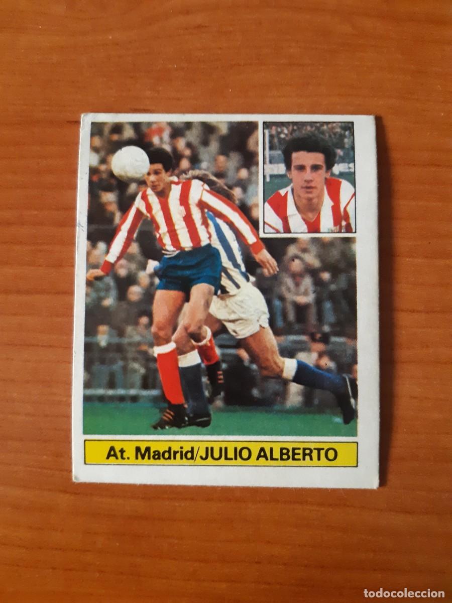 Cromos de f&uacute;tbol: Julio Alberto (Atl&eacute;tico Madrid) Liga 81-82 ESTE. Nunca pegado, sin pegar