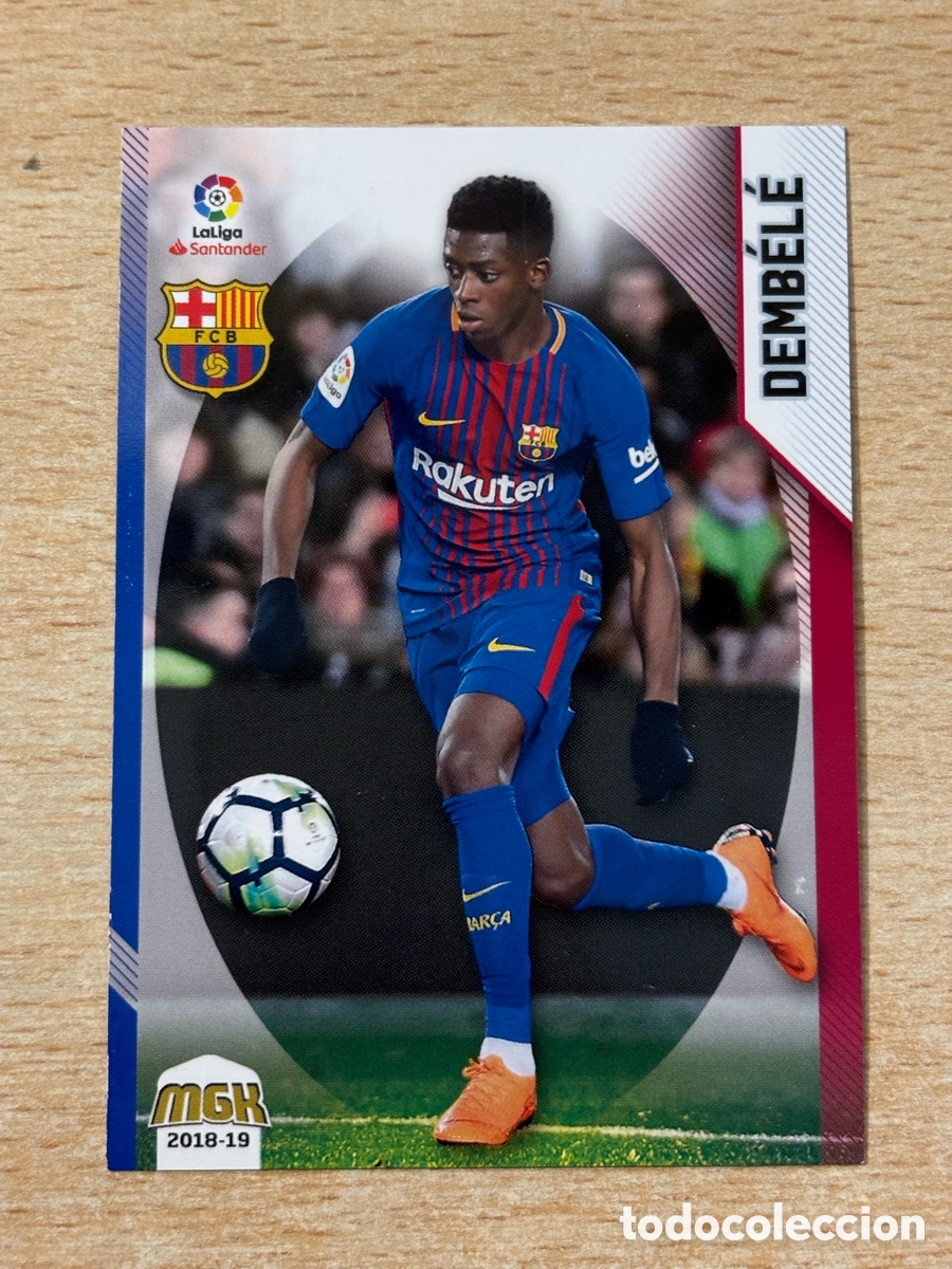 Cromos de f&uacute;tbol: # 99 Dembele FC Barcelona Megacracks 2018-19