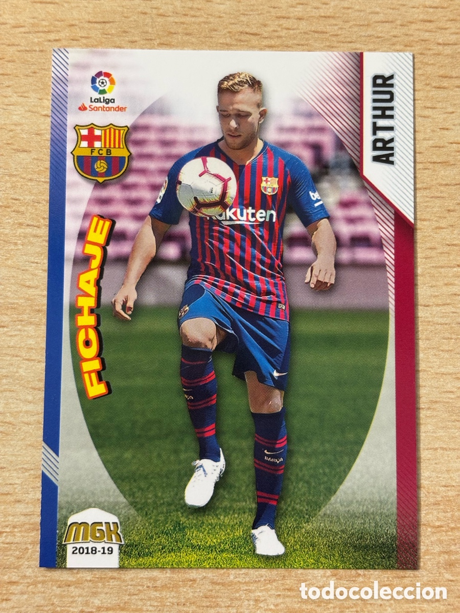 Cromos de f&uacute;tbol: # 95 Arthur Fichaje FC Barcelona Megacracks 2018-19