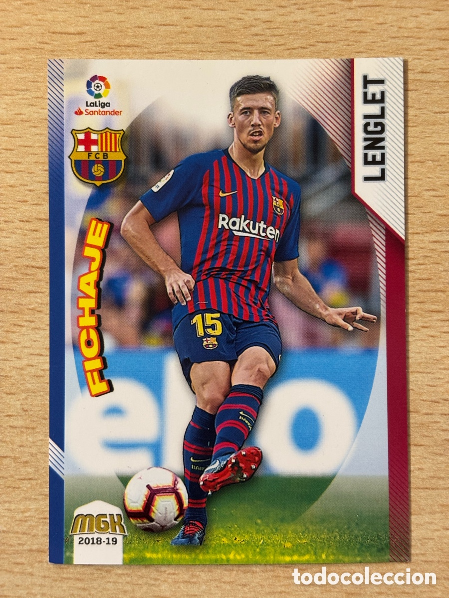 Cromos de f&uacute;tbol: # 91 Lenglet Fichaje FC Barcelona Megacracks 2018-19