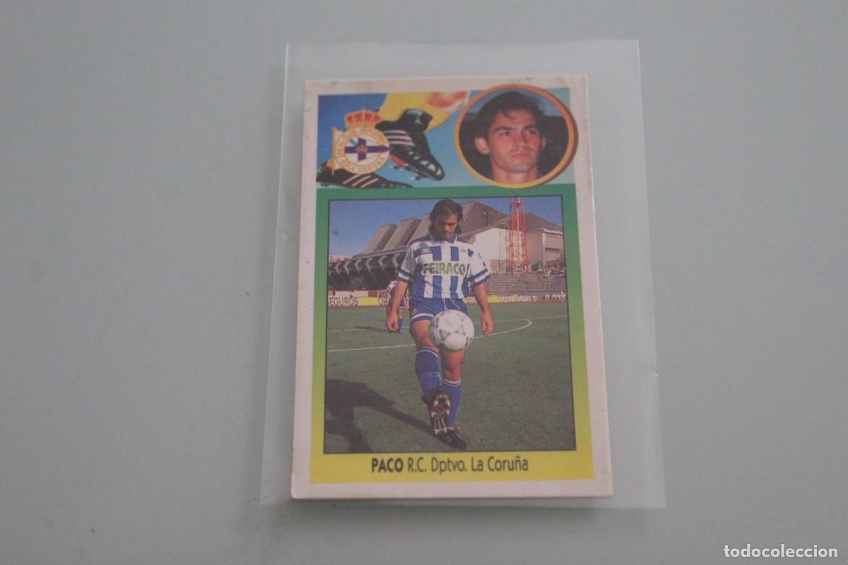 Cromos de f&uacute;tbol: ESTE 93 94 PACO COLOCA RECUPERADO DE &Aacute;LBUM