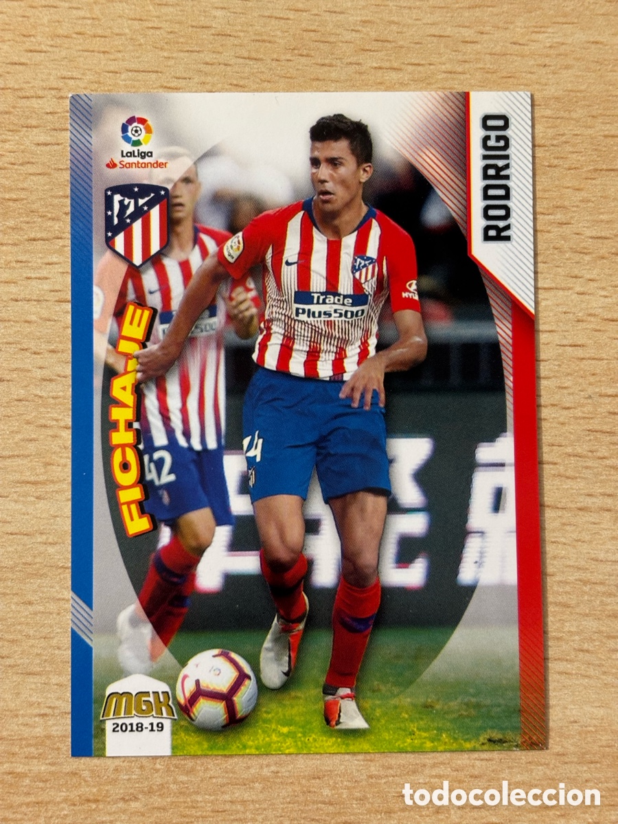 Cromos de f&uacute;tbol: # 65 Rodrigo Atl&eacute;tico de Madrid Fichaje Megacracks 2018-19