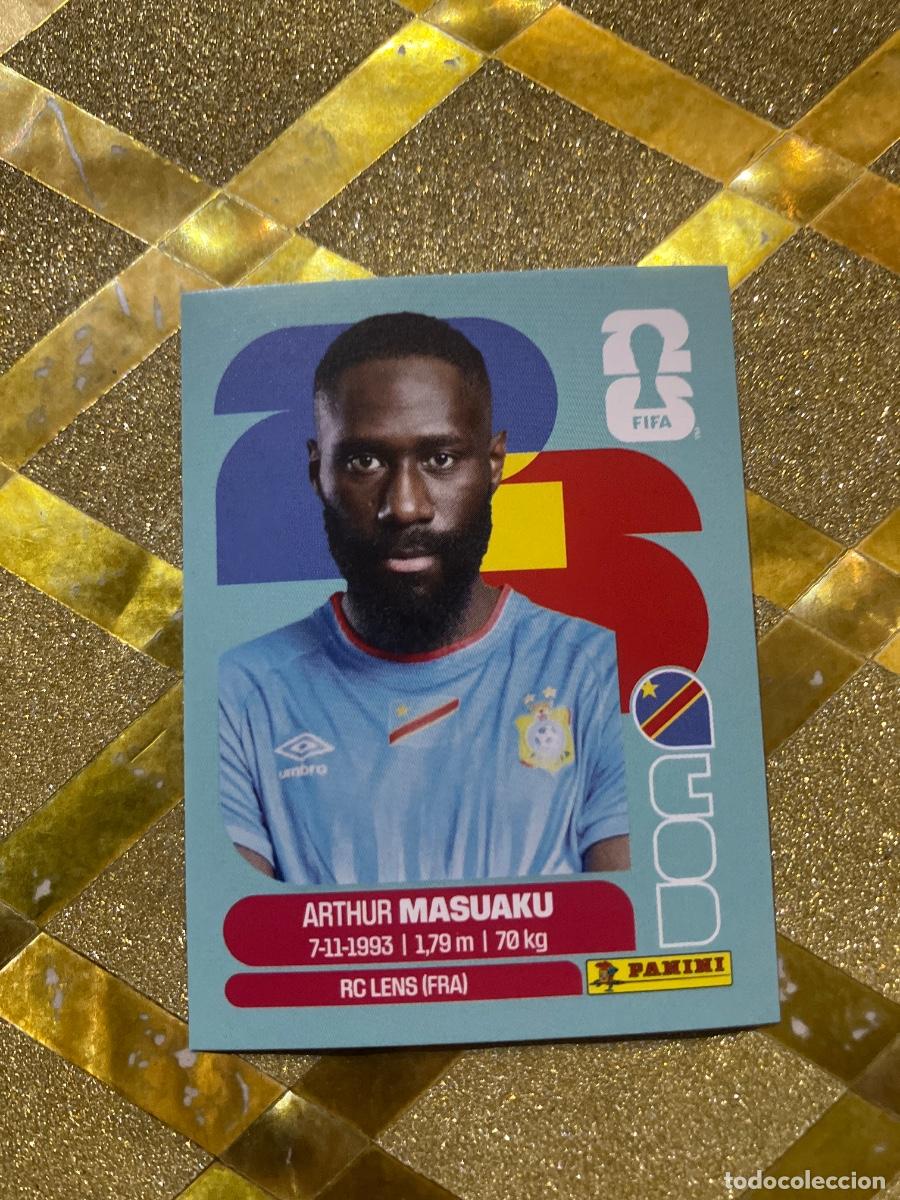 Cromos de f&uacute;tbol: CROMO DE F&Uacute;TBOL NUMERO COD 5 MASUAKU CONGO MUNDIAL 2026 MEXICO-EEUU-CANADA PANINI !