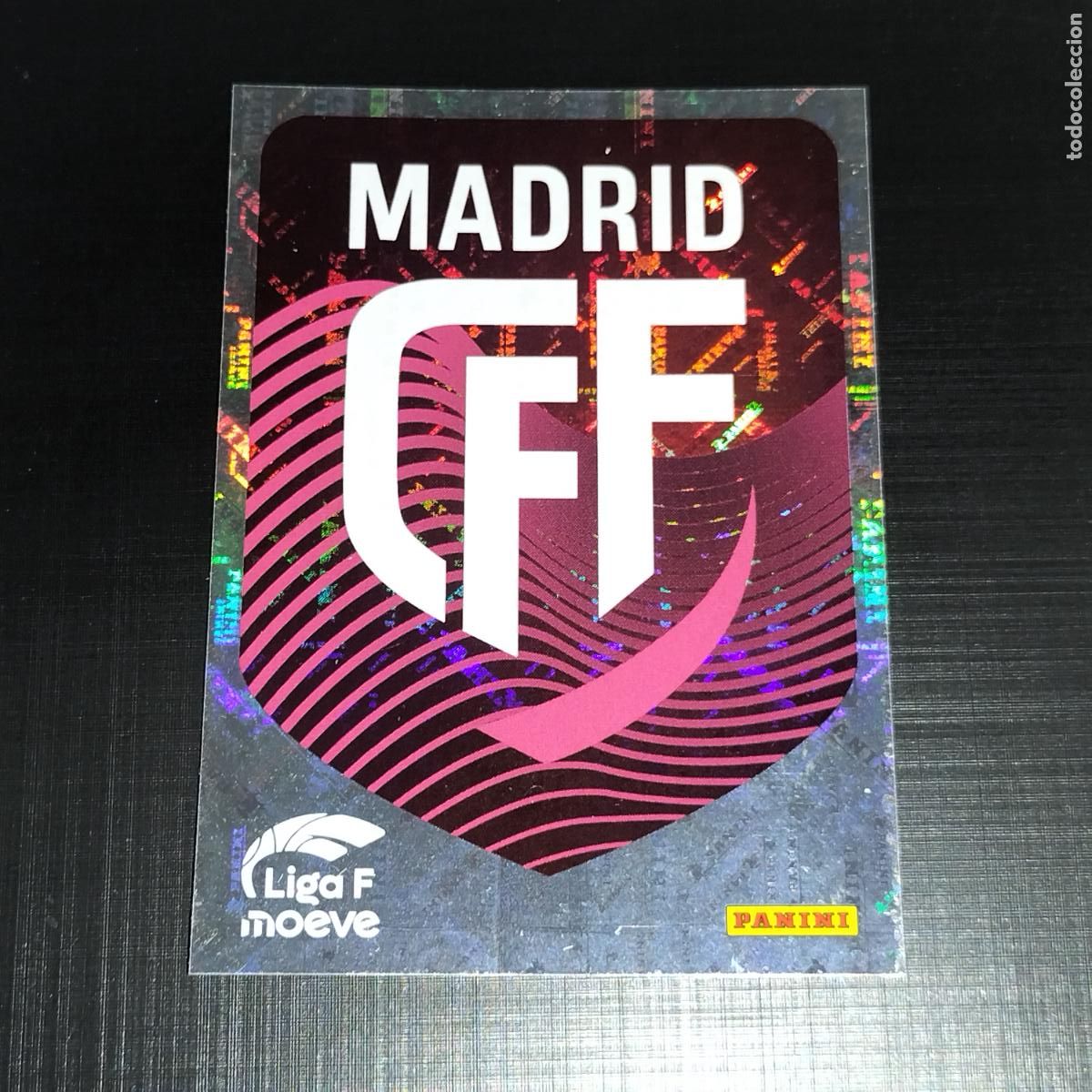 Cromos de f&uacute;tbol: 242 ESCUDO LOGO CFF MADRID CROMOS LIGA F MOEVE FEMENINA PANINI 2025 2026 25 26